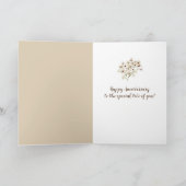 Carte Réflexion miroir de l'anniversaire (Intérieur)