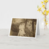 Carte Réflexion tranquille (Fleur jaune)