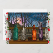 Carte Réflexion | Vases en verre coloré dans la fenêtre (Devant / Derrière)