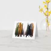 Carte Réflexions (Fleur jaune)