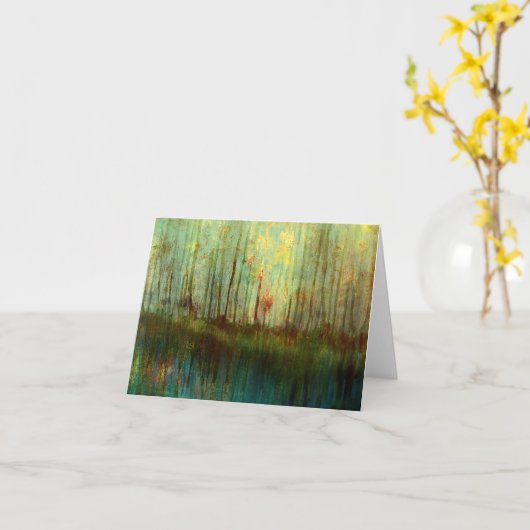 Carte Réflexions (Fleur jaune)