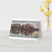 Carte Réflexions automnales (Fleur jaune)