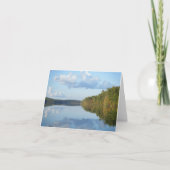 Carte "Réflexions d'automne au long étang " (Devant)