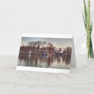 Carte Réflexions de chute sur le lac pine