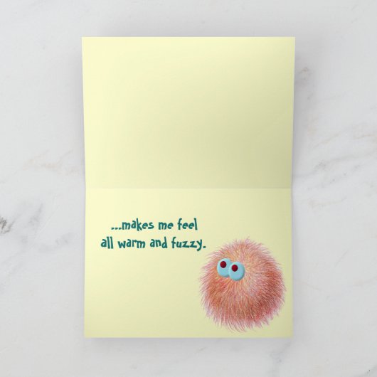 Carte Réflexions Fuzzy Sur Vous (Intérieur)