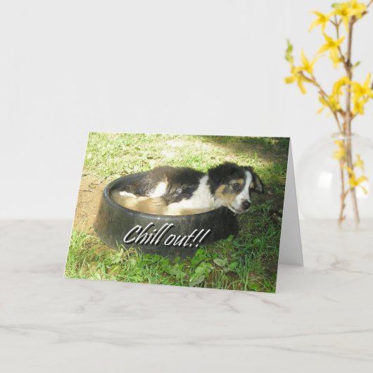 Carte "Refroidir !" (Fleur jaune)