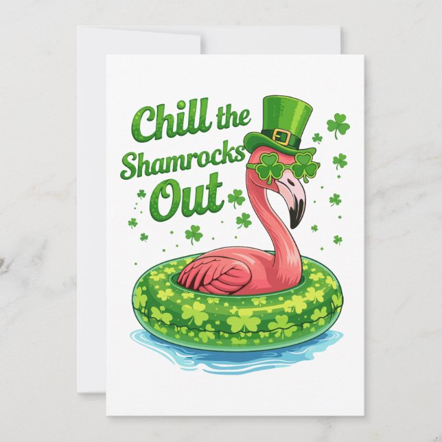 Carte Refroidir les trèfles drôle  St Patrick's Day (Devant)