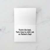 Carte Refroidissez pour le meilleur papa (Intérieur)