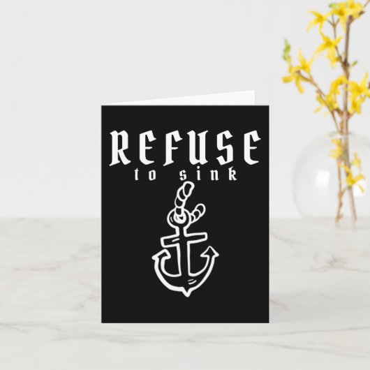 Carte Refus De Consommer La Dépression Sensibilisation À (Fleur jaune)