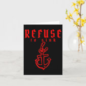 Carte Refus De Consommer La Dépression Sensibilisation À (Fleur jaune)