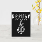 Carte Refus De Consommer La Dépression Sensibilisation À (Fleur jaune)