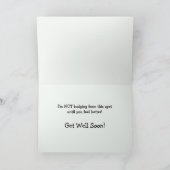 Carte Refuser Rottweiler Get Well Card (Intérieur)