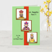Carte Regalito Jour de Rois (Fleur jaune)