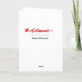 Carte Regard bon sur l'anniversaire (Dos)