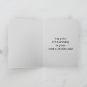 Carte Regard Effrayant d'Aura Lumineuse "3 ANS!" + Nom (Intérieur)