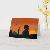 Carte Regard fixe d'Eagle (Fleur jaune)