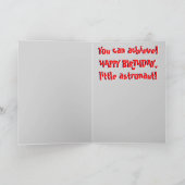 Carte Regarde maman ! Je suis un astronaute ! (Intérieur)