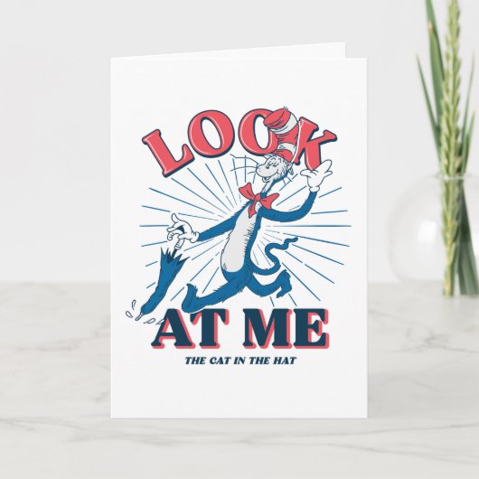 Carte Regarde-Moi Chat Dans Le Casquette (Devant)