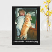 Carte Regarde ! Un Autre Anniversaire Est À Votre Portée (Fleur jaune)