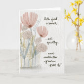 Carte Regarder les Fleurs Grandir (Fleur jaune)