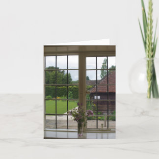 Carte Regardez la fenêtre de Jane Austen au Cottag Chawt