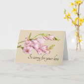 Carte Regardez le côté lumineux... (Fleur jaune)