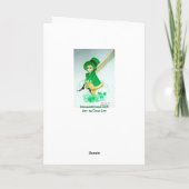 Carte Regardez le Rainbow Saint Patrick's Day Greeting (Dos)