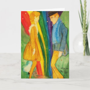 Carte Regardez le Rainbow Saint Patrick's Day Greeting