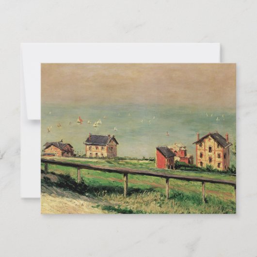 Carte Régate à Villerville par Gustave Caillebotte (Devant)