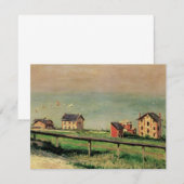 Carte Régate à Villerville par Gustave Caillebotte (Devant / Derrière)