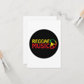 Carte Reggae Music - model2b-circle-black (Devant/Arrière en situation)