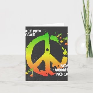 Carte Reggae Peace - La vie jamaïcaine