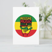 Carte Reggae Shaka Hand with positive quotes (Debout devant)