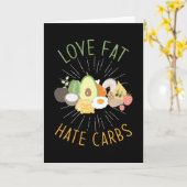 Carte Régime Céto Faible en Glucides (Fleur jaune)