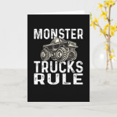 Carte Règle Monster Trucks (Fleur jaune)