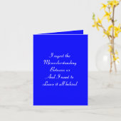 Carte Regret-malentendu (Fleur jaune)