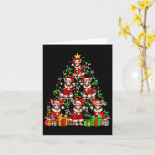 Carte Regrouper Père Noël Sphynx Chats Comme Arbre De No (Fleur jaune)