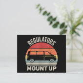 Carte Régulateurs vintages Rétro Monter Funny Maman (Debout devant)