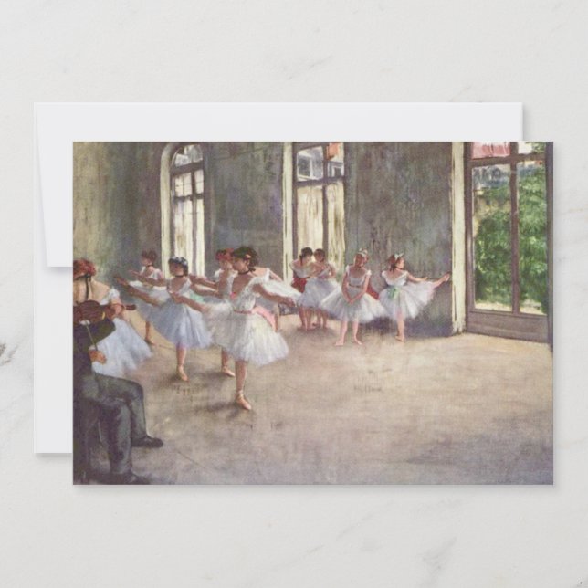 Carte Rehearsal Degas (Devant)