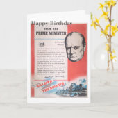 Carte Réimpression d'une affiche britannique de guerre. (Fleur jaune)