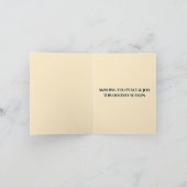 Carte Reindeer Joyeux Noël (Intérieur)