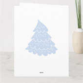 Carte Reindeer Rudolph Grandson Noël (Dos)