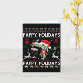 Carte Reindeer Speculum Obgyn Nurse Ugly Christmas Obste (Fleur jaune)