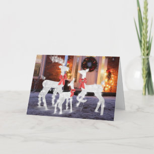 CARTE **RÉINDEUR RADIANT AVEC ESPRIT DE NOËL COOL**