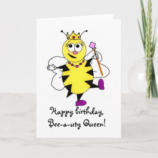 Carte reine Bee-a-uty (Devant)