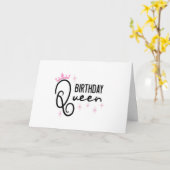 CARTE *REINE* C'EST VOTRE ANNIVERSAIRE - RENDEZ-LE SPÉCI (Fleur jaune)