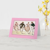 Carte Reine d'anniversaire Régence (Fleur jaune)