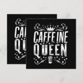Carte reine de la caféine (Devant / Derrière)