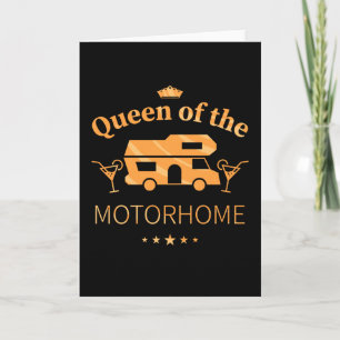 Carte Reine de l'autocaravane - Cadeau pour femme