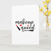Carte Reine de maquillage (Fleur jaune)